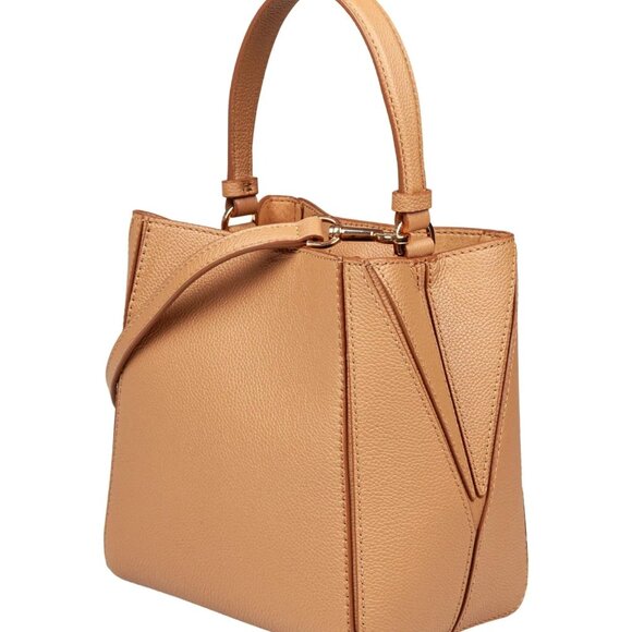 NWT ✅Tory Burch MCGRAW Bucket Bag ~ #158499-0624 ~ TIRAMISU ~ NWT & DUST BAG - Picture 3 of 17